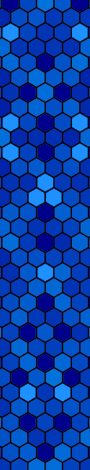 Blue Hexagons